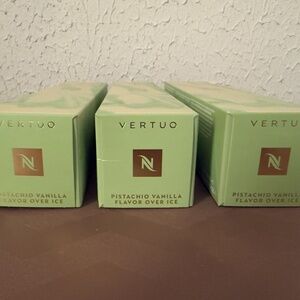 NEW Pistachio Vanilla Flavor Over Ice Nespresso Vertuo Pods (3 boxes of 10)